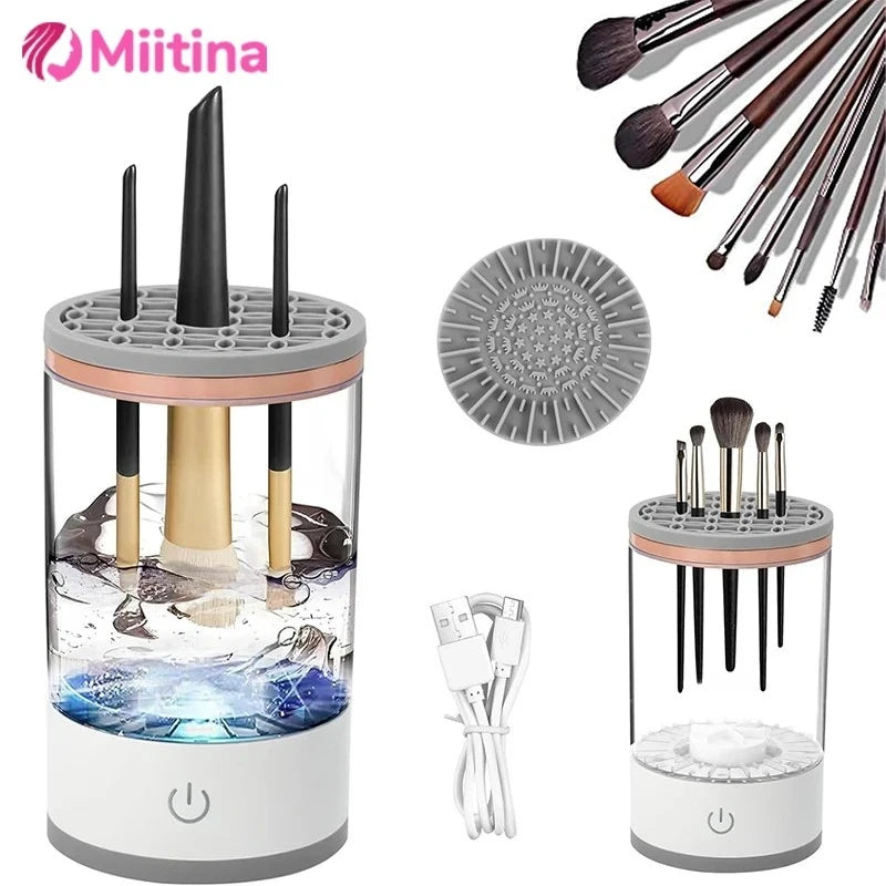 3-in-1 Electric Makeup Brush Cleaner