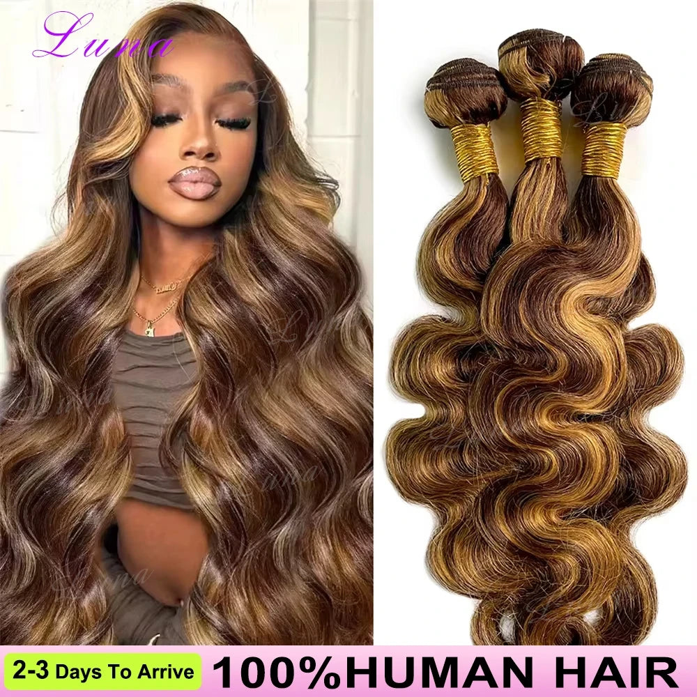 Highlight Ombre Human Hair Bundles