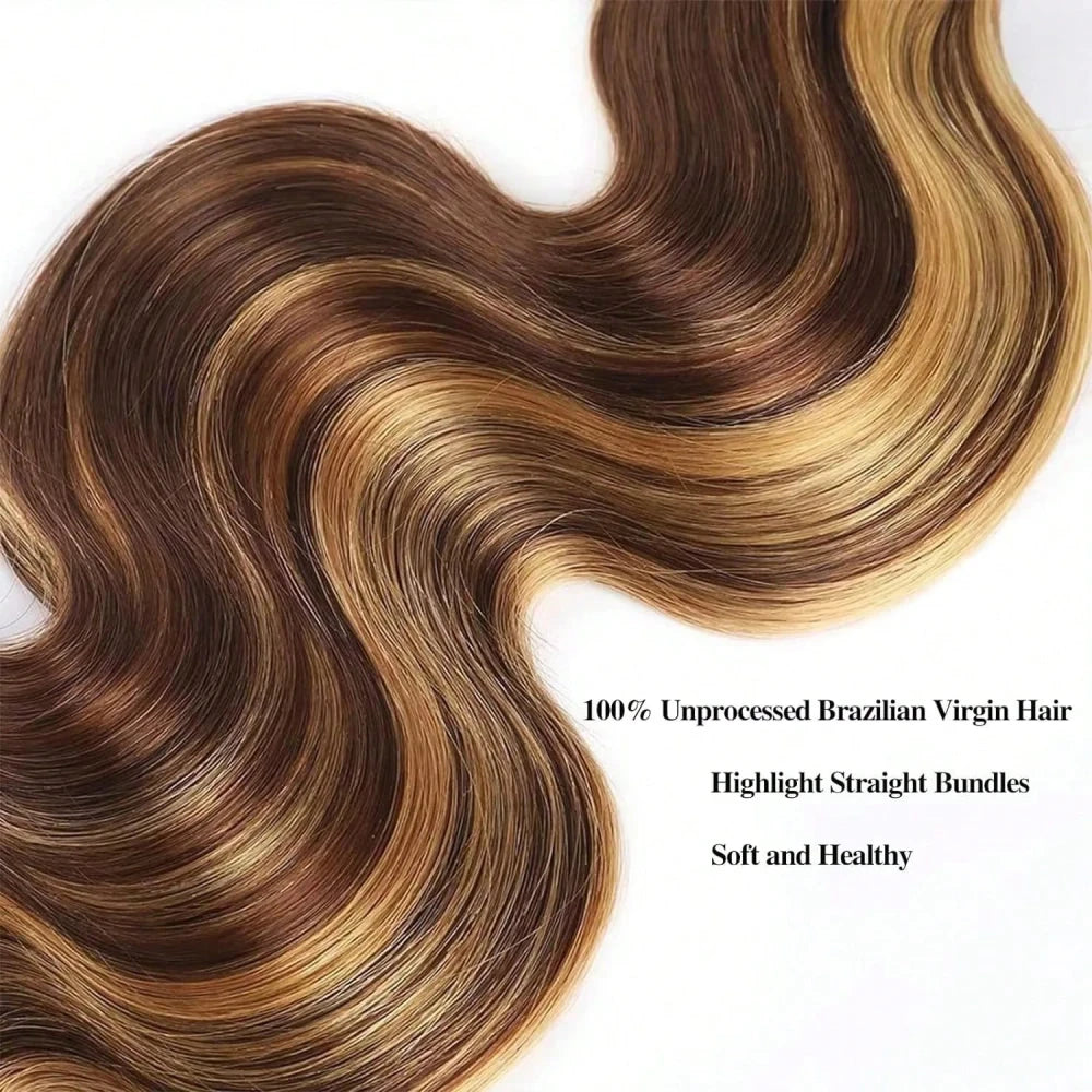 Highlight Ombre Human Hair Bundles